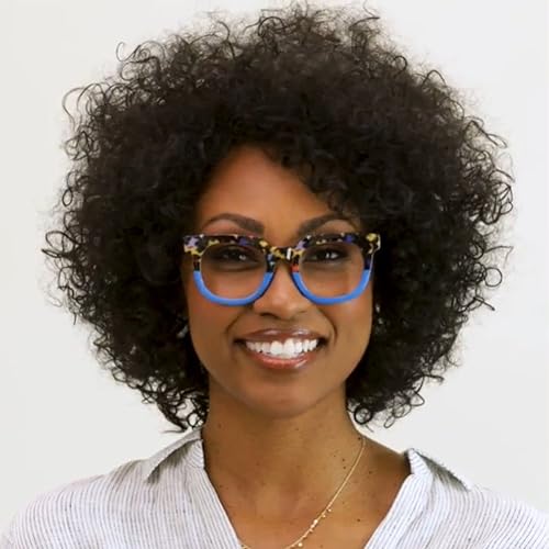 Miniatura 4 de Peepers by PeeperSpecs Women's Showbiz Square Blue Light Blocking Reading Glasses