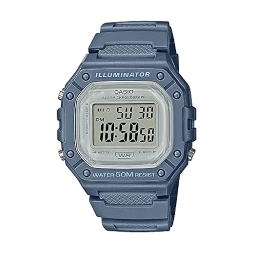 Casio W218H Series | Men’s Digital Watch | 50M WR | 1/100 Second Stopwatch | 100 SEC Chronograph | LED Backlight | Countdown Timer | Daily Alarm | Hourly Time Signal | 7 Year Battery