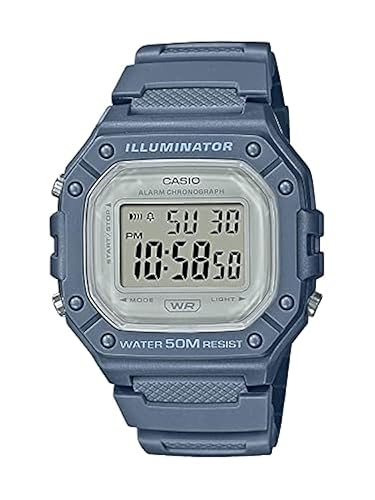 Casio W218H Series | Men’s Digital Watch | 50M WR | 1/100 Second Stopwatch | 100 SEC Chronograph | LED Backlight | Countdown Timer | Daily Alarm | Hourly Time Signal | 7 Year Battery
