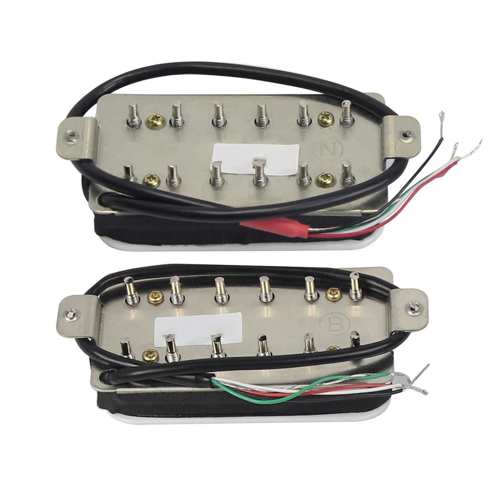 E-Gitarre Pickups Set 1 Stück Weiß Alnico 5 E-Gitarre Humbucker Pickup Doppelspule Gitarrenteile 8K 14K (Color : 14K Bridge)