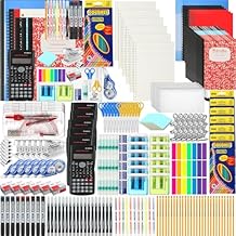 Gilprop 816 Pcs Middle High School Supplies Kit 6 Sets Back to School Supplies for Kids Middle High College Bundle Essential Stuff Bulk Stapler Notebook Calculator for Student Teen Classroom