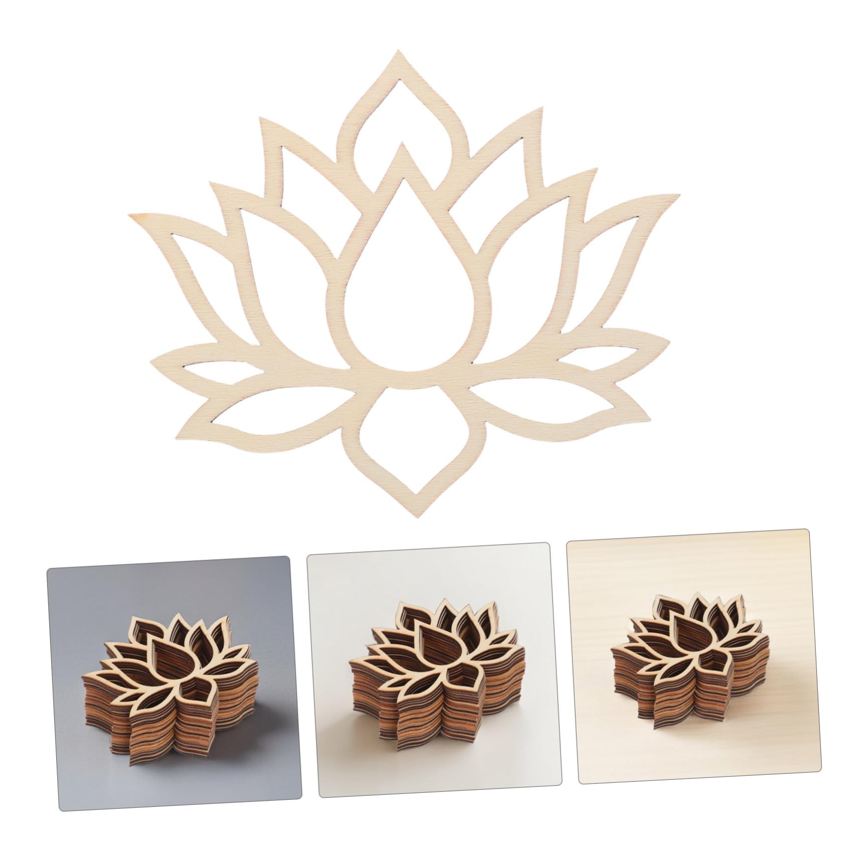 SHINEOFI 90 Piezas Aros de Madera para Atrapasueños DIY Marcos de Madera Lisos para Manualidades Decoración de Pared Creativa para Arte Mural Hogar