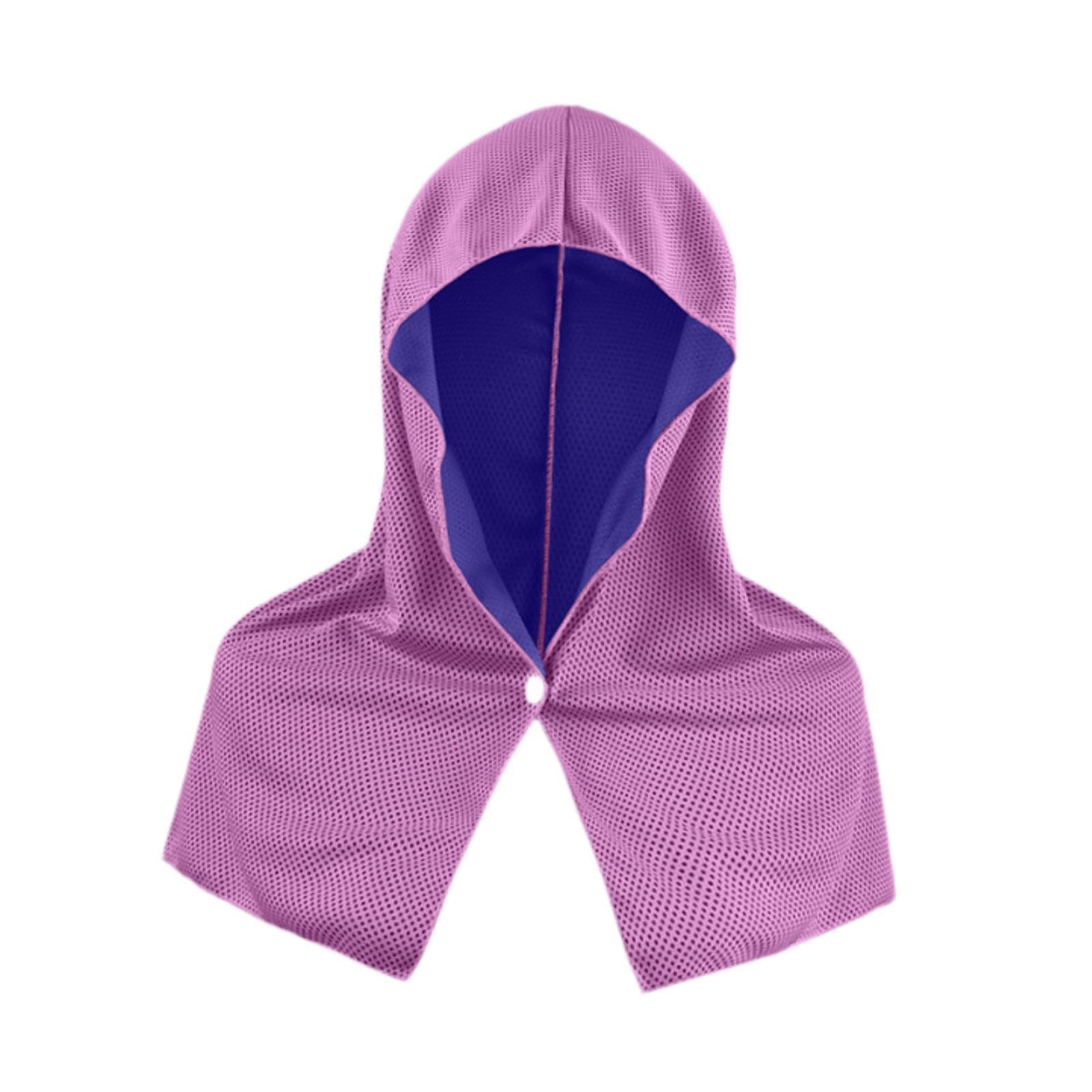 JAZZY PEARLS® Cooling Hoodie Towel Cooling Neck Wrap for Running Sports Outdoor Activities Purple-Sporting Goods-Fitness Running & Yoga-Fitness Equipment & Gear-Gym Towels-1 Cooling Towel-image-21