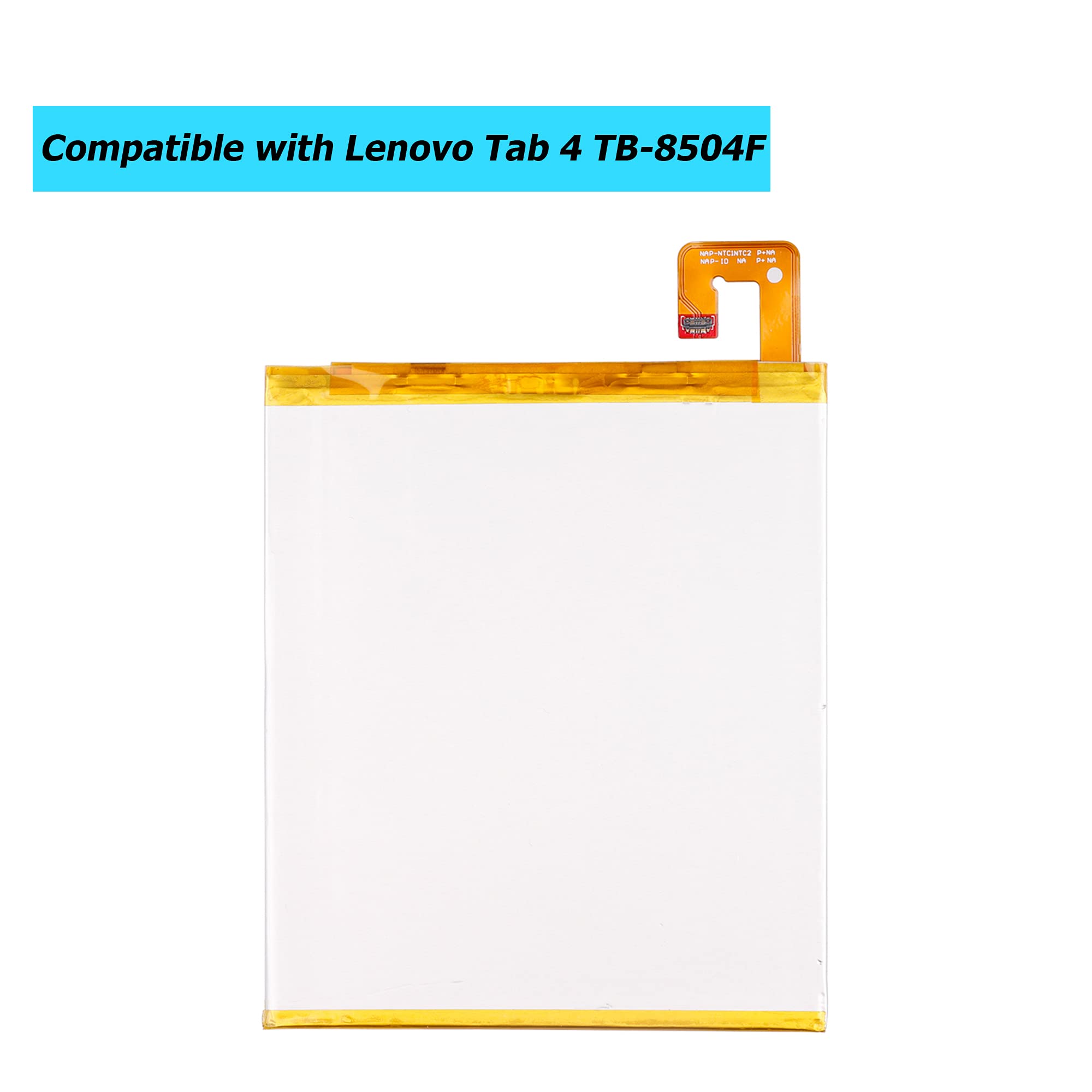thumbnail: K KYUER L16D1P34 Tablet Batterij Voor Lenovo Tab 4 8 & 8 Plus - 4850mAh/18.7Wh