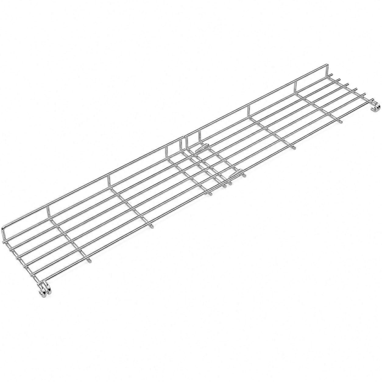 Photo 1 of 66045 Warming Rack for Weber Genesis II 400/II-S-410/II-SE-410 GS4 4-Burner Grill Accessory, Grill Parts for Weber Genesis II 400 Series, Foldable Stainless Steel Warming Rack for Genesis 66045