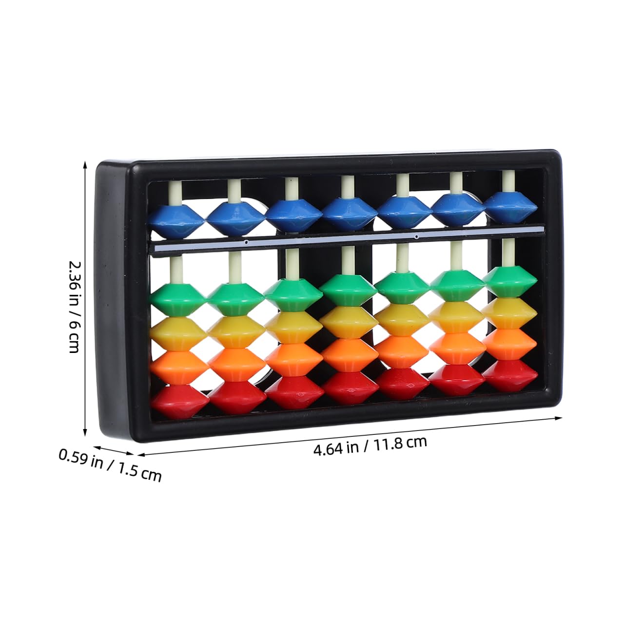 Calculadora de plástico Abacus Soroban de plástico para aprendizaje de matemáticas de plástico, juguetes educativos para cálculo de niños 3