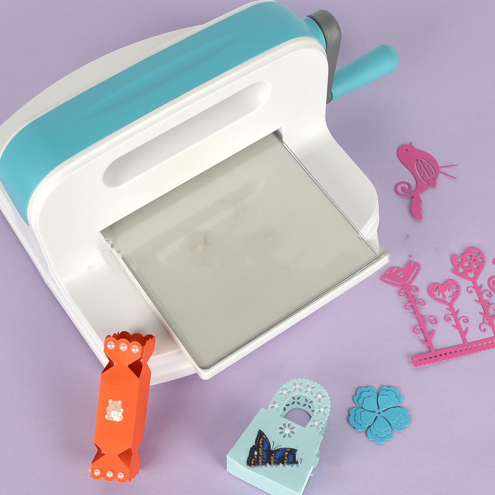 Machine de gaufrage manuelle, adaptée à divers matériaux, facile à utiliser, pour cartes, invitations, pages de scrapbooking, décoration de la maison