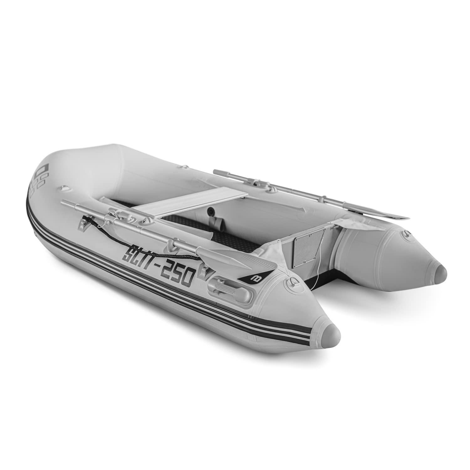 BOUDECH Slit 250 - Gommone/Tender 250X132Cm con 4 Camere d'Aria E Pavimento Ad Aria