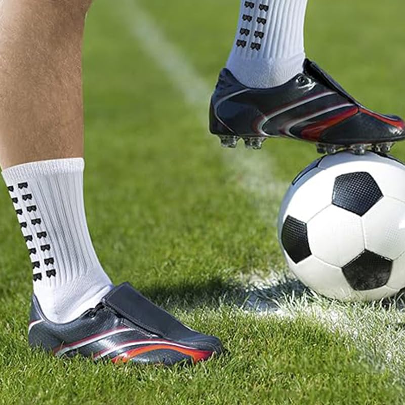 Men's Non-Skid Soccer Socks for Football Basketball Hockey Rugby Sports Anti-Slip Design3