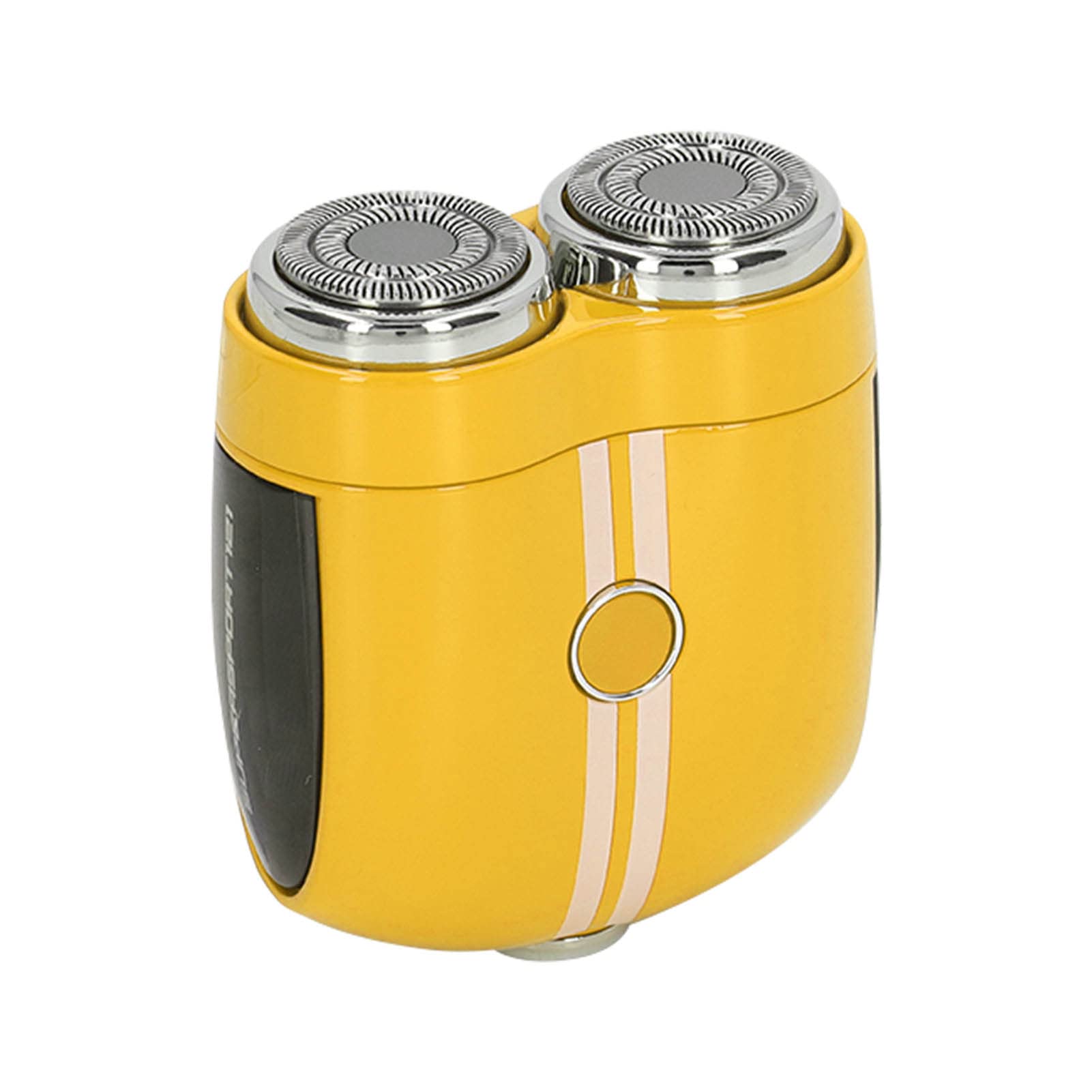 KIMISS Elektrischer Mini-Bartrasierer mit Typ-C-Aufladung, IPX7 Wasserdicht, Gebogenes Klingennetz, Nass- und Trocken-Doppelnutzung, Kompakter Bartschneider für Unterwegs (YELLOW)