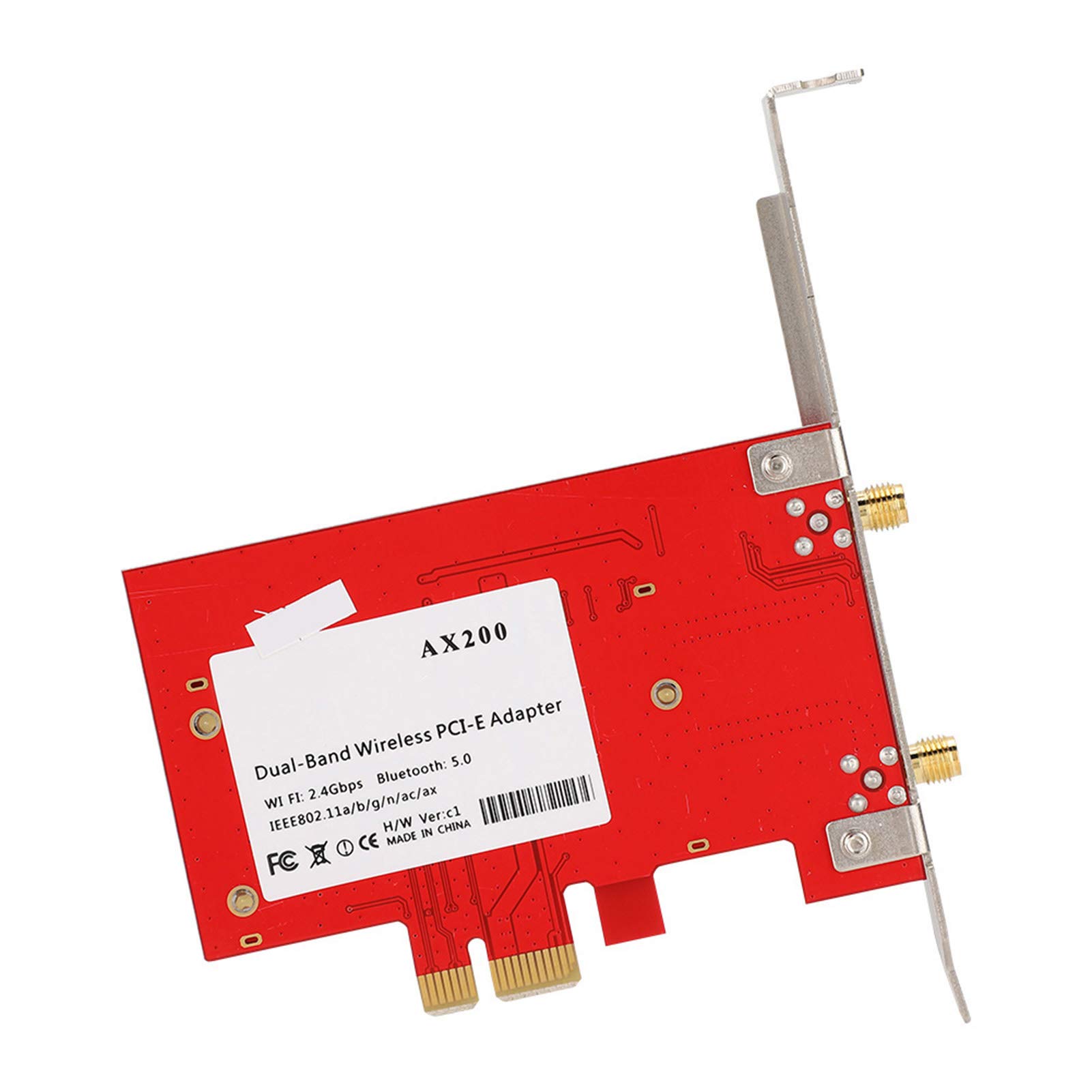 Carte Réseau PCIe WiFi 6, 2400Mbps 2x2 MU-MIMO
