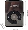 مشغل MP3 بسعة 8 جيجابايت - مشغل موسيقى خفيف للغاية | مشغل موسيقى بستة ألوان مع مشبك | مشغل MP3 ببطاقة TF بسعة 8 جيجابايت | مشغل MP3 من Miini يدعم بطاقة TF بسعة 8 جيجابايت | مشبك ومشغل MP3 مع كابل USB وسماعة أذن