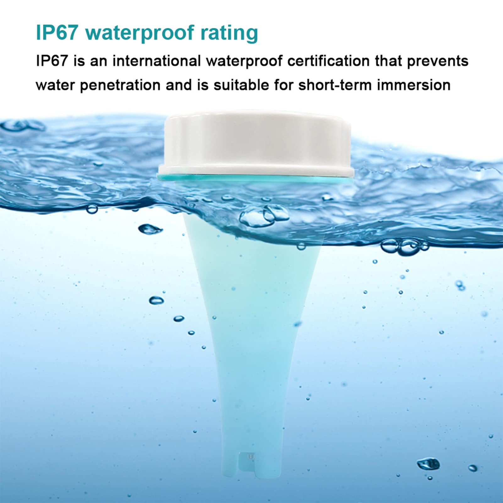 Dioche Misuratore Digitale HoWater 6 in 1 Penna Tester per Cloro Residuo PH EC TDS ORP TEMP con per Piscina, Acquario, Acqua Potabile - Strumento Accurato per Test della qualità dell'Acqua