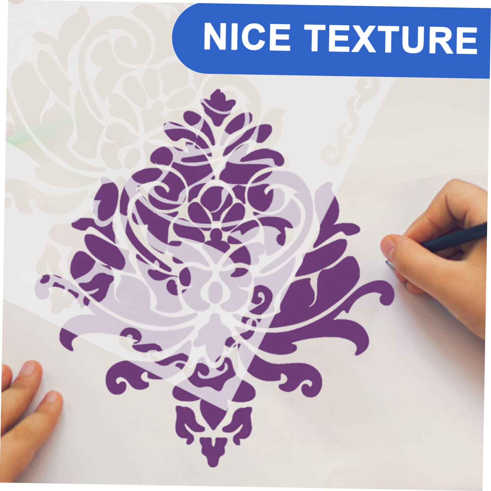 Operitacx 48pezzi Stencil per Pittura Mandala Modelli per Decorazioni Accessori per Arte Murale e Scrapbooking Template Riutilizzabili Pet per Creazioni Facili e Festive