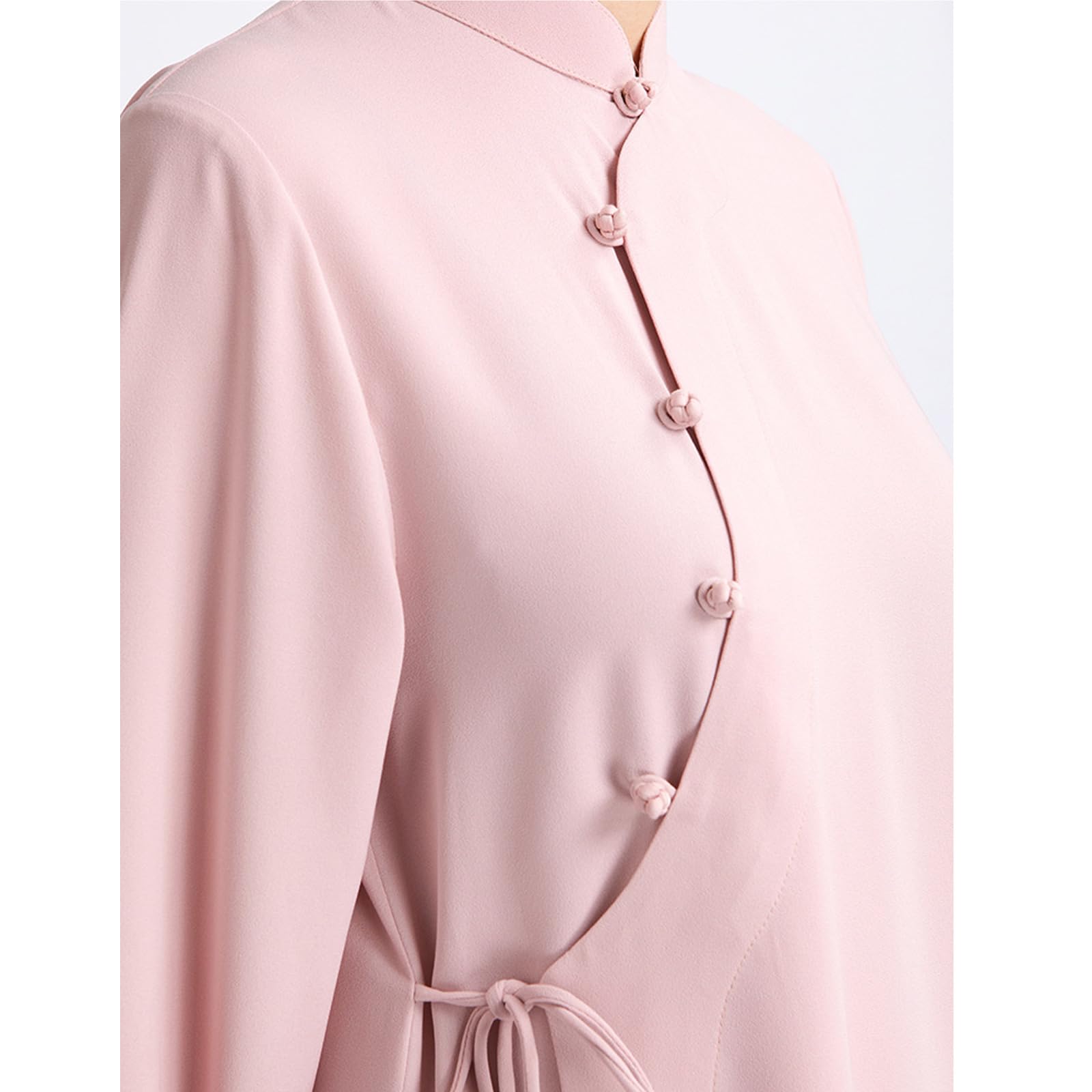 CHUIKUAJ Vêtements de Tai Chi, Ensemble Traditionnel Chinois pour Femmes, Uniforme de Kung Fu à Manches Longues, Tenue de Méditation Zen pour Arts Martiaux (Haut + Pantalon)