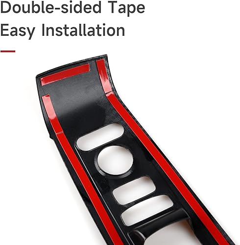 Miniatura 166 de Car Central Armrest Box Cover Decals for 2022 2023 2024 2025 Honda Civic 11th Gen Accessories ABS Carbon Fiber Interior Stickers