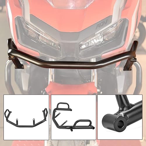Miniatura 5 de Barra de choque superior de acero para motocicleta, marco de barra de choque, protector de caída, kit de parachoques para H.onda Adv150 ADV 150