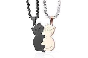Cute Cat Puzzle Necklaces
