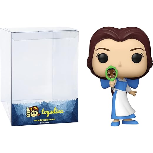 Belle: P O P ! Vinyl Figurine Bundle With 1 Compatible 'Toysdiva' Graphic Protector (1132-57583 - B)