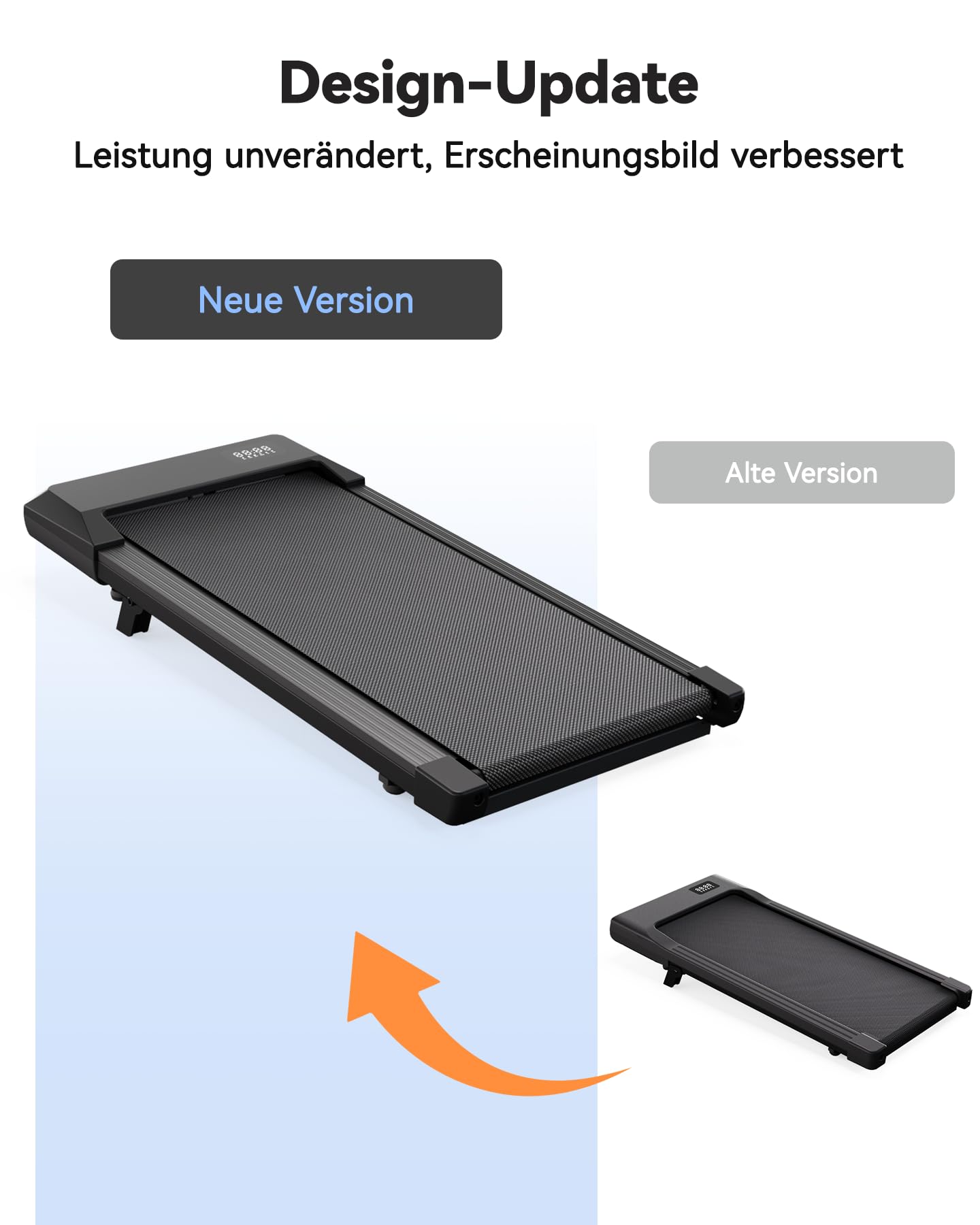Walking Pad mit Steigung 6% Lacuffy, Laufband für Zuhause 6km/h & 12km/h mit Fernbedienung und App, 8 HIIT & 4 MIIT Laufband Schreibtisch für Zuhause & Büro max 136kg mit Mehrpersonen-Laufwettbewerb