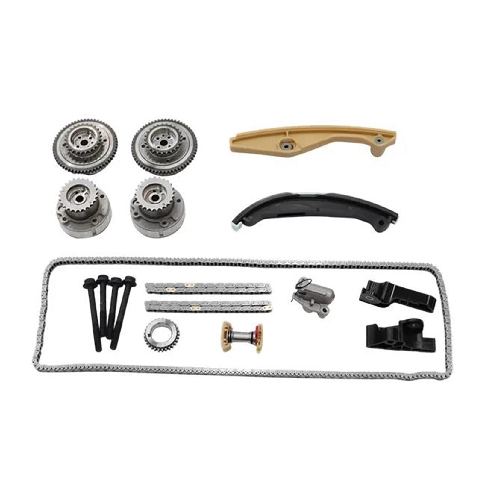 Kit Revisione Motore Completo Guarnizioni Catena Distribuzione Olio Pompa Dell'acqua Per Ford Per Expedition F-150 Per Transit 3.5L 2015-2018 Kit revisione