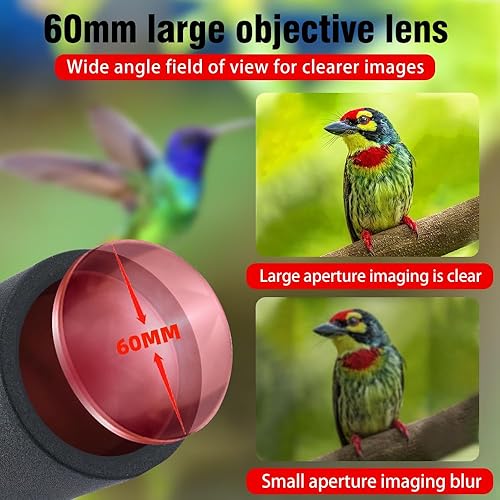 Miniatura 8 de Visores de detección con trípode, caza, en ángulo, impermeable, alcance de disparo, con adaptador de teléfono, compacto, para tiro al objetivo,