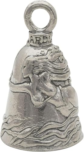 Miniatura 10 de Campana de buena suerte contra el mal de ojo de Guardian Bell con llavero y bolsa de regalo de terciopelo negro | Regalo de buena suerte de peltre |