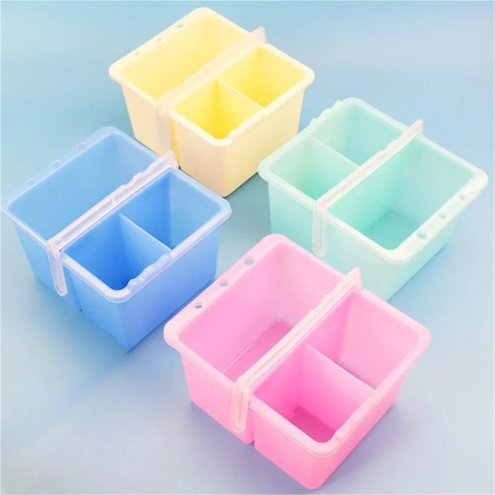 Bicchiere Per Pulire I Pennelli Pennello in plastica multifunzionale, tazza for lavaggio, porta pennelli for risciacquo, for acqua for pittura, for guazzo e acquerello(Yellow)
