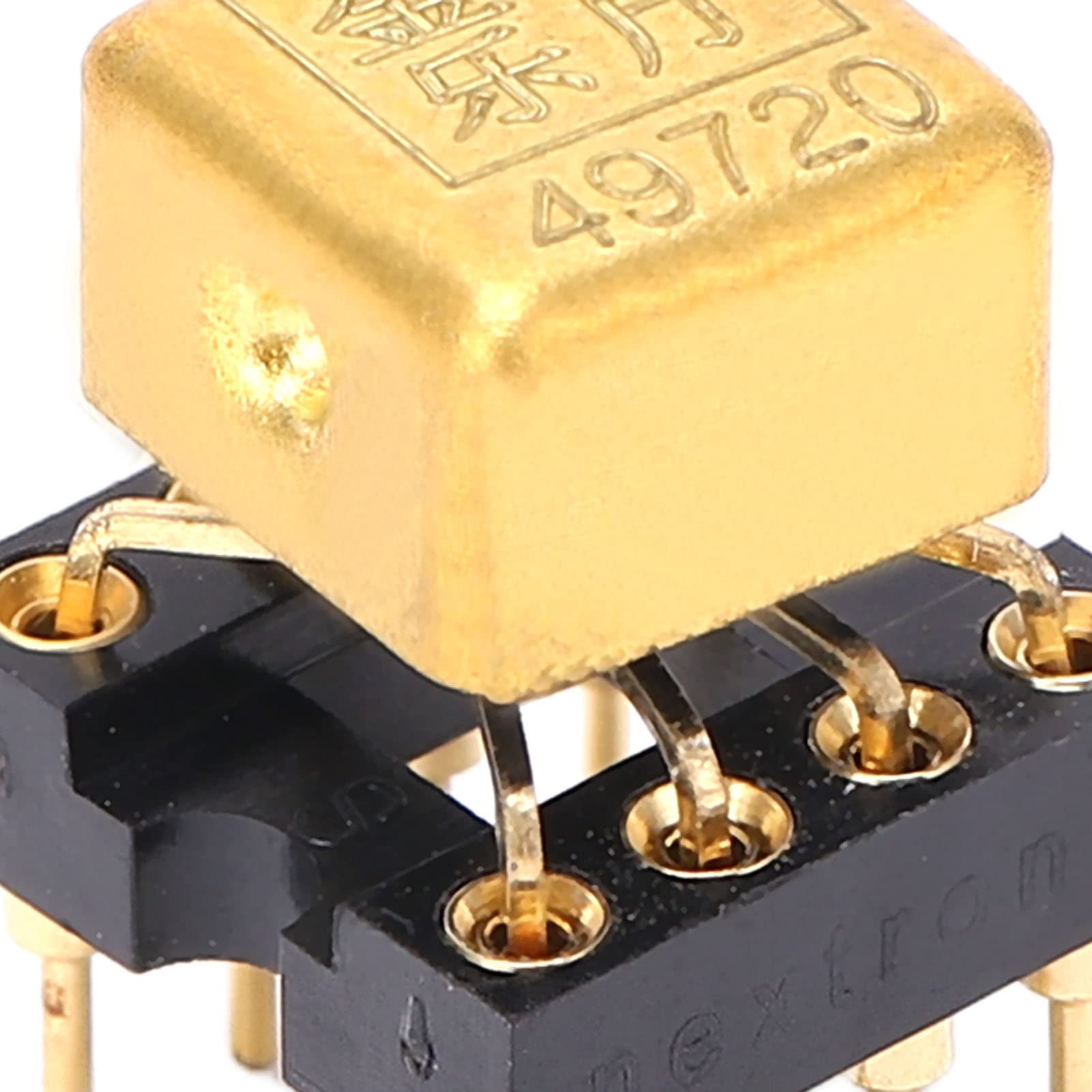 Chrees Module D'ampli Double Op HiFi 49720 avec une efficacité de Conversion élevée, Idéal pour les équipements de Mise à Niveau Audiophiles, adapté aux Tests de Circuits Audio