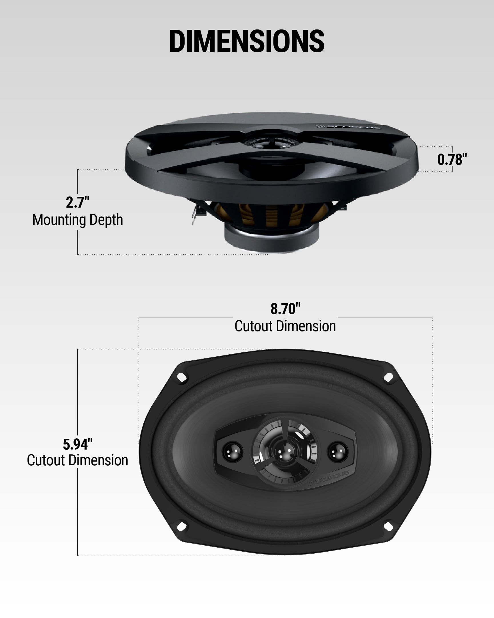 Amazon.com: Scosche HD6904A-WM1SD - High-Performance 6