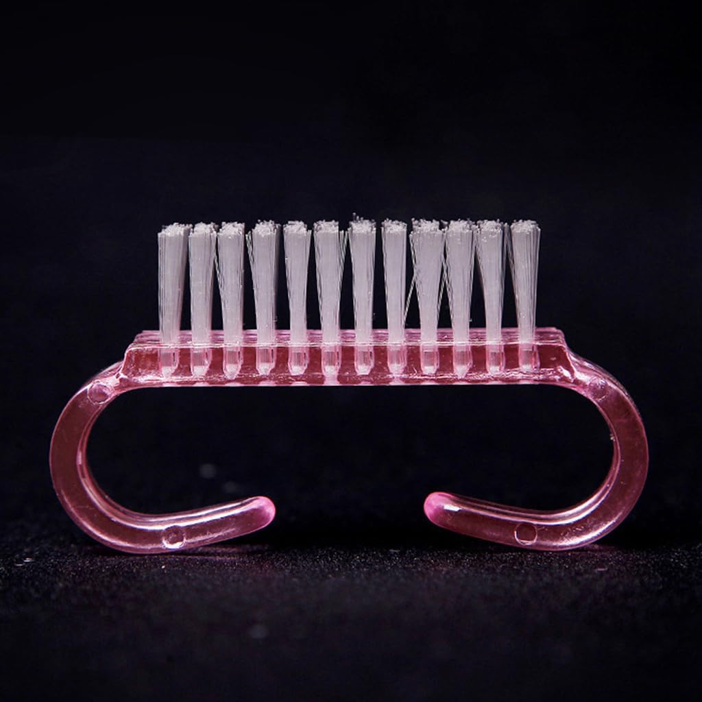 Dust Brush Brushes Soft Stiff Bristles Nails Toes Scrubber For Men Women Kids Toes Brush, Black