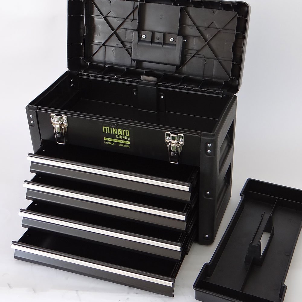Amazon.co.jp: ミナトワークス 5段 ツールボックス TB-50 (マット 