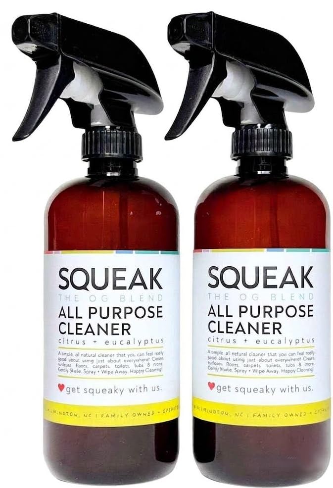SQUEAK ALL PURPOSE OG Blend, Citrus + Eucalyptus, Set of TWO