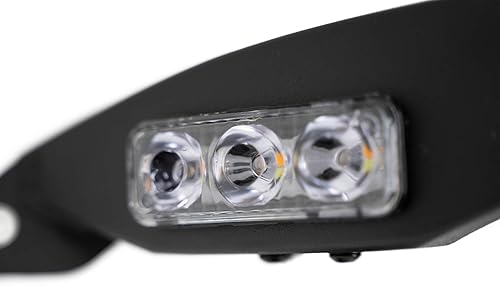 Miniatura 5 de DV8 Offroad Guardabarros delgados para Jeep Wrangler JL 2018-2025 | Delantero y trasero | Construcción de acero | Juego completo de 4 | Luces de