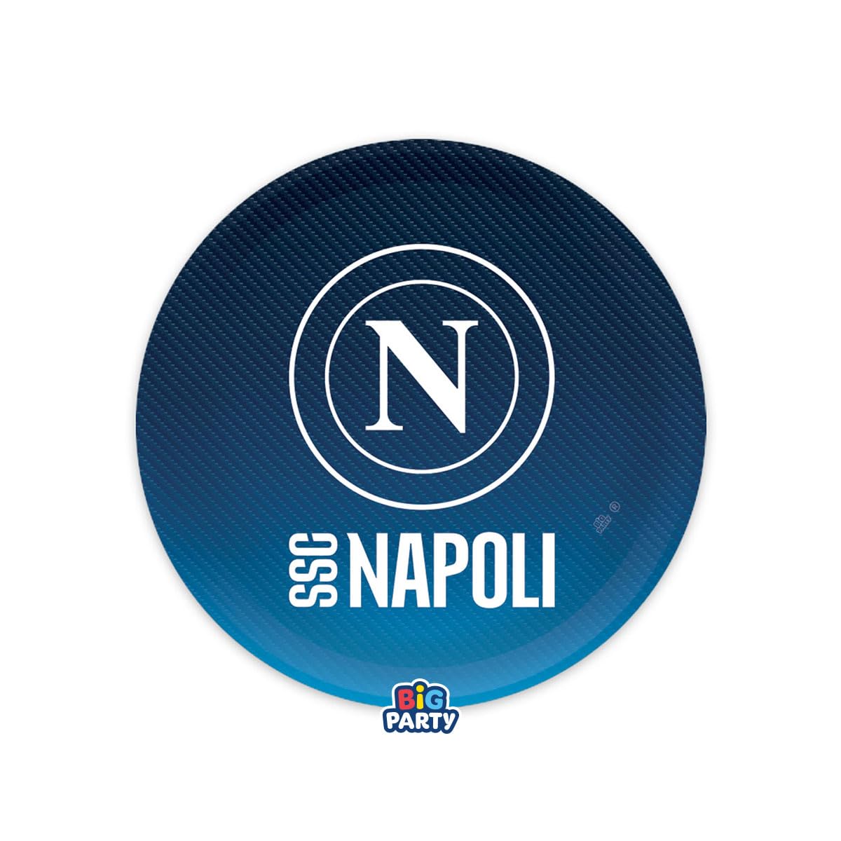 Kit n.2 Accessori Tavola Napoli calcio per 12 persone per allestire la tavola del compleanno del tuo bambino tifoso della squadra Partenopea diego armando pibe de oro dios napoletano