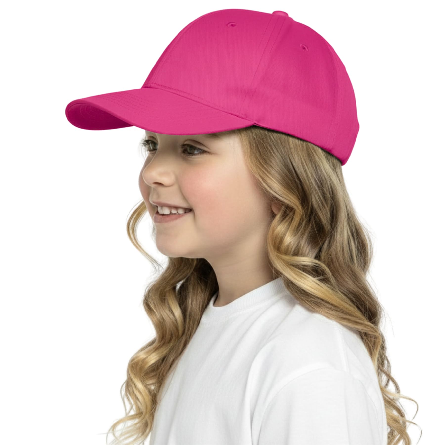A2z 4 Kids Boys Fuchsia Baseball Cap Trucker Hat Adjustable Sun Protection Kids