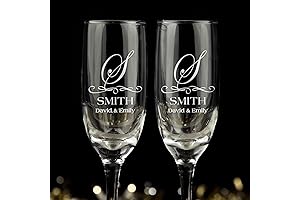 Personalized Wedding Glasses: Celebrate Your Special Day with Unique Toasting Flutes