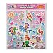 Mermaids (by Incredible Gel and Window Clings) Reusable Puffy Sticker Glass Window Clings for Kids and Toddler - Mermaids, Fish, Dolphins, Bubbles, Shells Home, Airplane, Classroom, Nursery Decoration