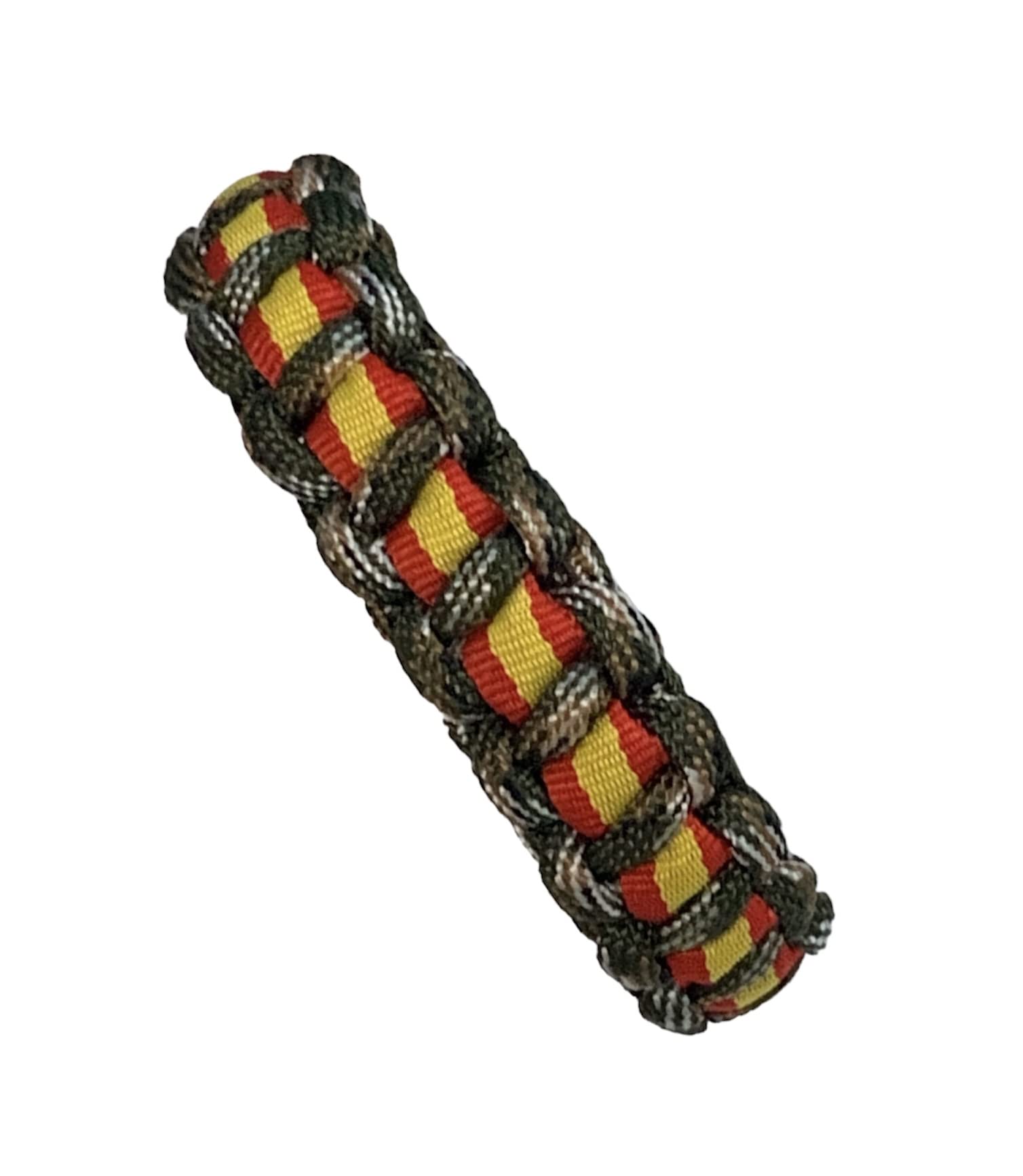 MIBANDERA Pulsera Bandera España Hombre Mujer. Pulsera España Cuerda Trenzada. Pulsera Cuero Tela España con cierre.
