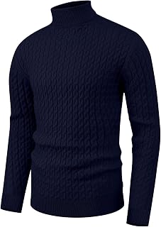 Sailwind Herren Strickpullover Rollkragenpullover Gedrehter Lässig Weich Pullover Für Männer