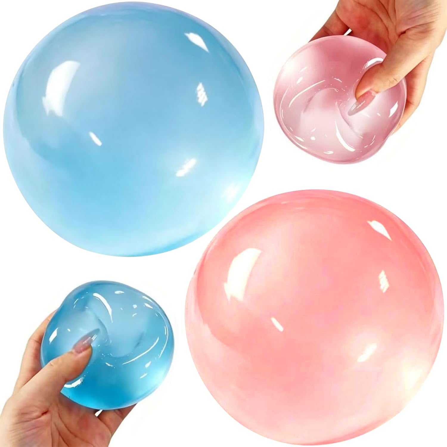 Fidget Stress Ball, Raindrop Stress Balls, Squeeze Toys for Kids Adults, Raindrop Shaped Soft Fidget, Squishy Fidget Toys, Sensory Toy for Anxiety Relief, Birthday Party Gifts (Coconut Oil)