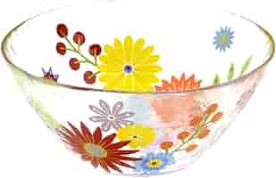 Amazon.co.jp: 上越クリスタル硝子 月夜野工房 ブリリア サラダ