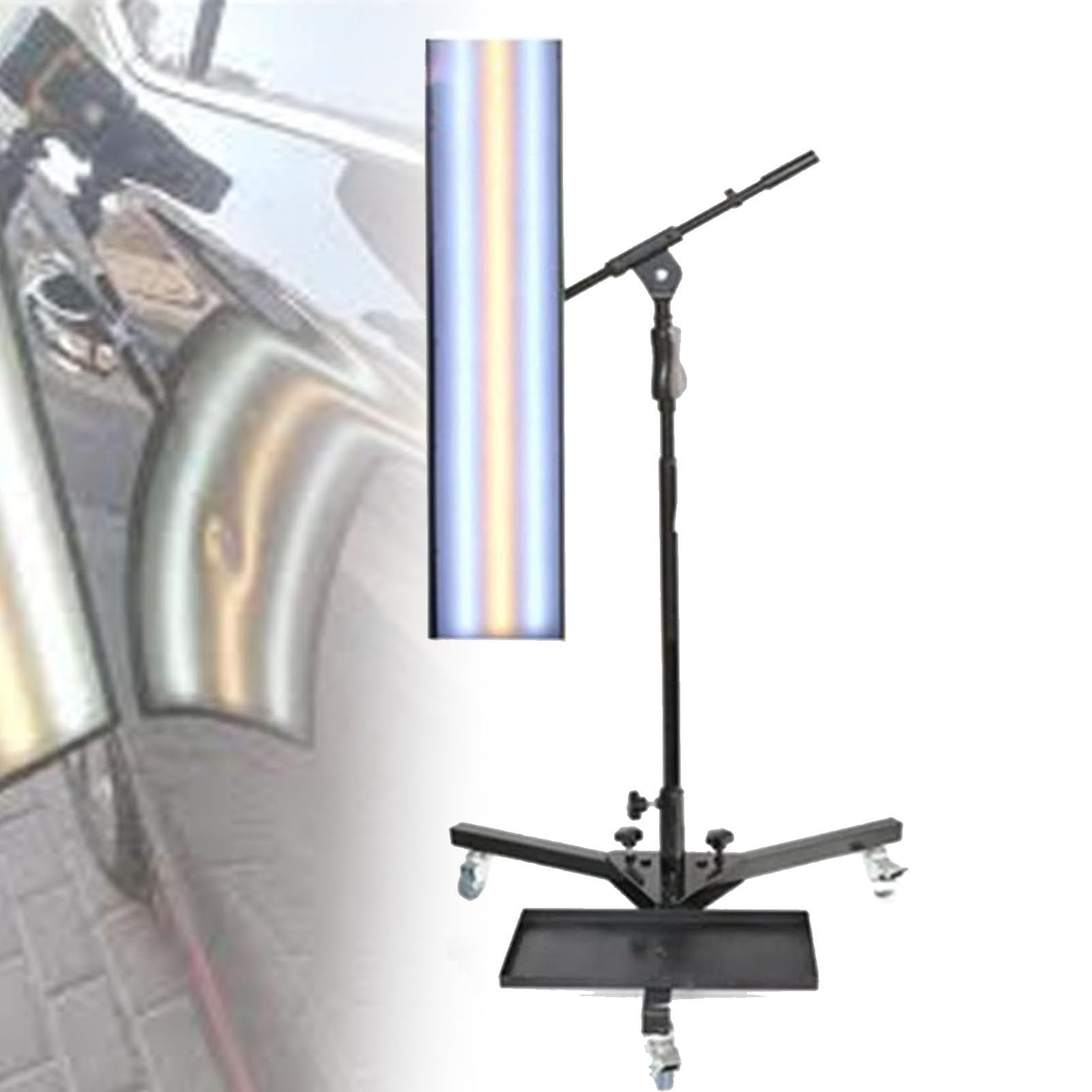 Luce LED per Riparazione ammaccature Vernice, Kit di Strumenti per Lampada con Supporto di Regolazione Luce a Striscia LED per Il Controllo della