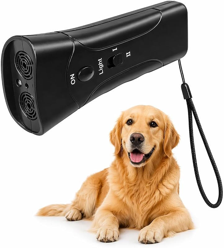 Ultrasonic Dog Bark Deterrent Device for Dogs | Pet Gentle Trainer Ultrasonic for Dogs that Helps Stop Dog Barking with an Anti Barking Device | Ultrasonic Dog Repeller for Training & Behaviour Aid
