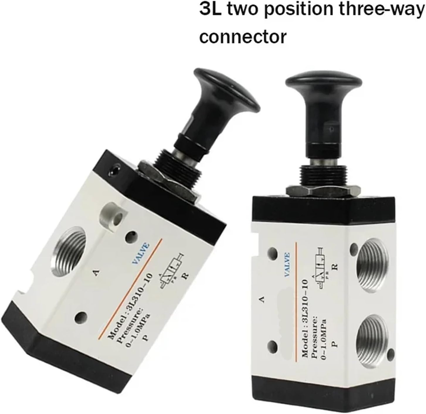 3L 3/2way 4L 5/2 Way Push-pull Toggle Valve, 3L110/210 4L110/210 Manual Directional, 1pc(4L210-08)
