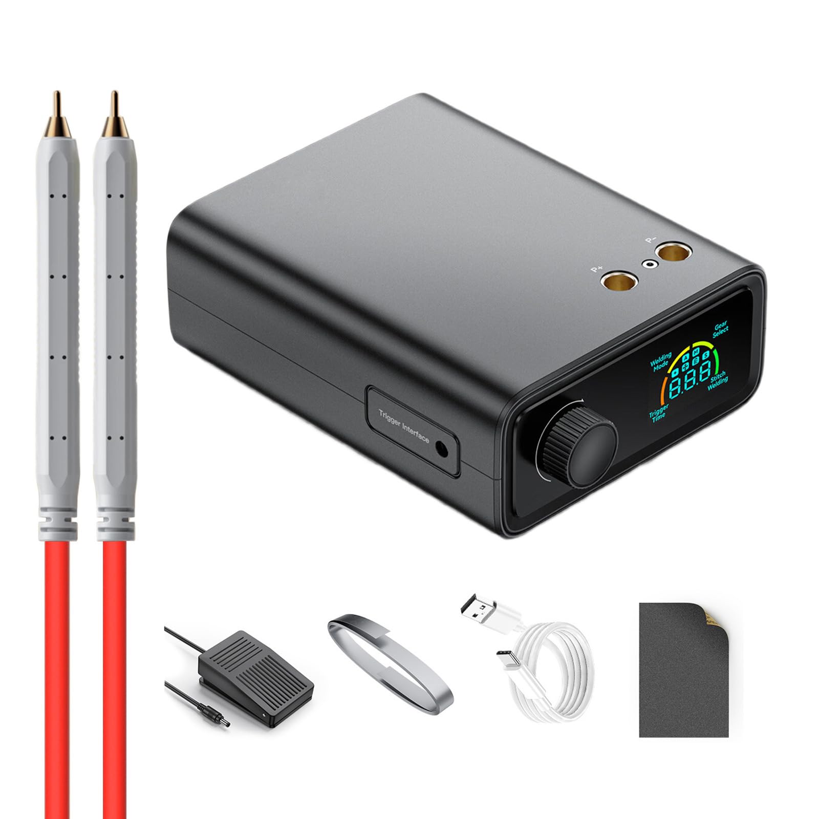 Lightweight 18650 Welding Tool with Real Time for Various Metal Thicknesses Portable Welder