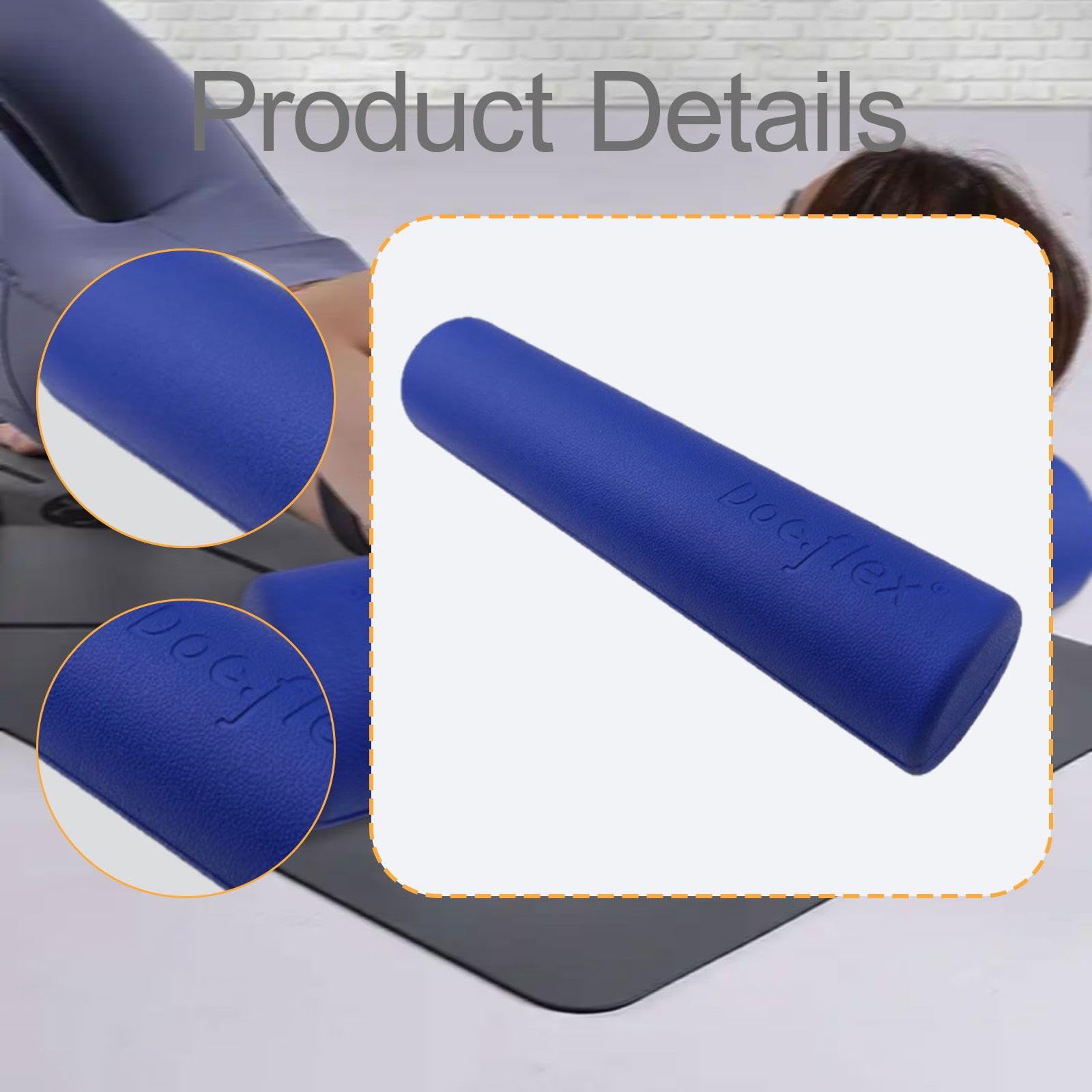 Rodillo de Espuma Compacto Y para Masaje de Tejido Profundo, Ideal para Entrenamiento Físico.
