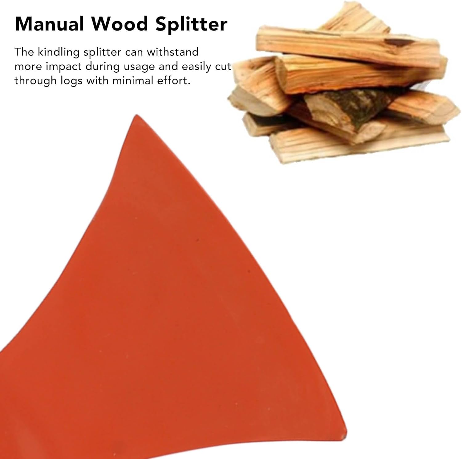HERCHR Wood Kindling Splitter, Kindling Cracker Firewood Splitter Steel Firewood Splitter Wood Splitter Manual Log Splitter for Wood Stove