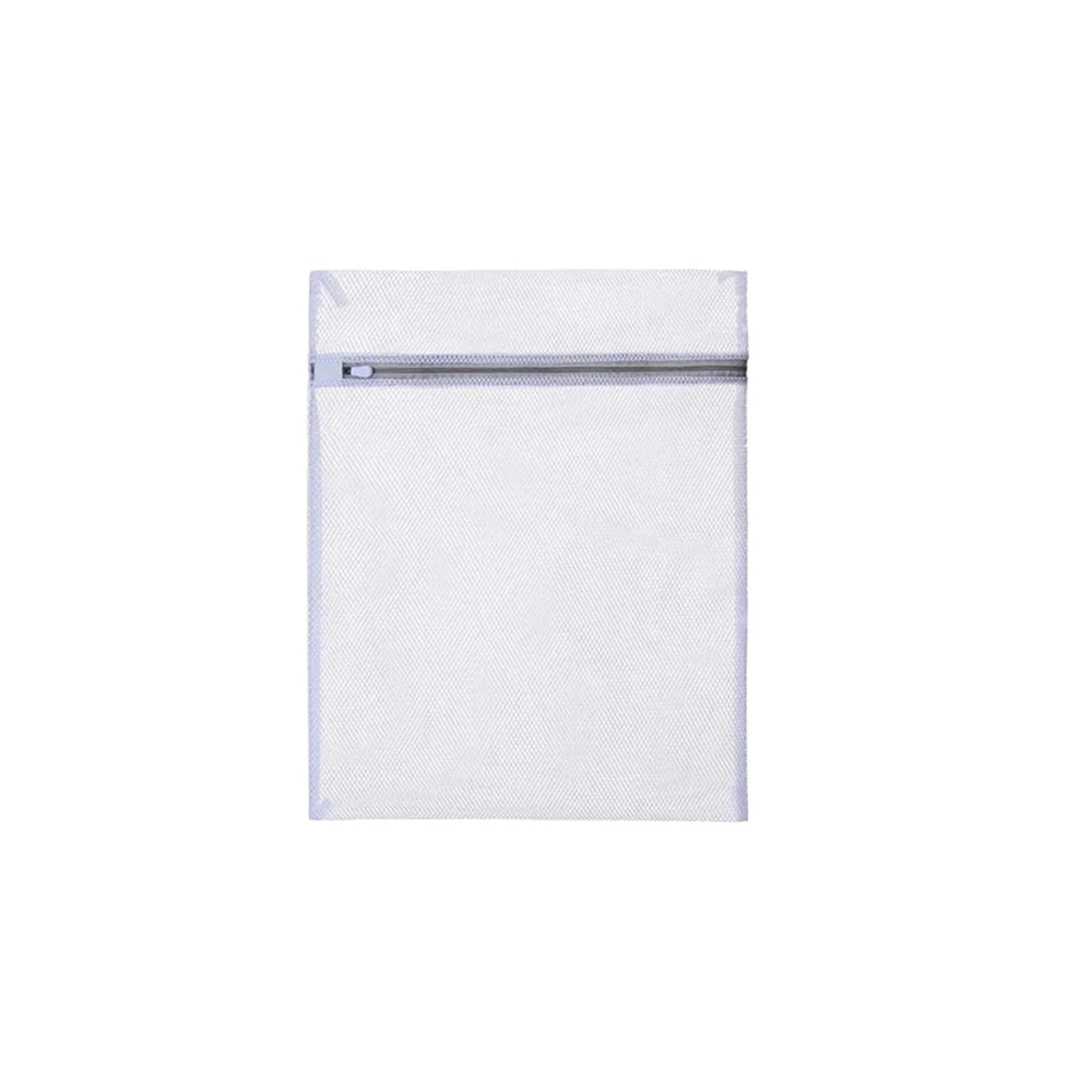 Zyayng One Color 6Pcs Mesh Laundry Bag Polyester Wash Bags Coarse Net Basket For Washing Machines Bra For Clothes(50X60cm)