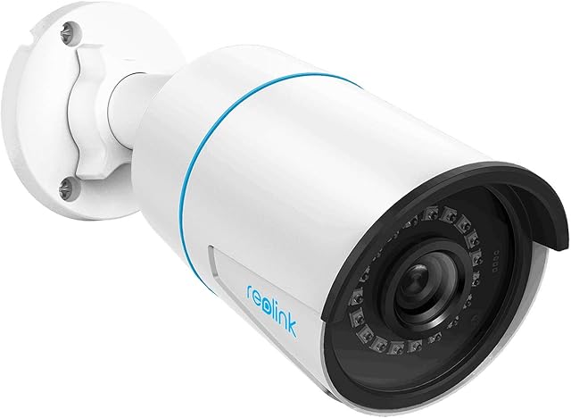 Reolink 5MP PoE CCTV Camera with Human/Vehicle Detection, IR Night Vision Waterproof Outdoor Security IP Camera, Time Lapse, Audio Recording, RLC-510A (Update Version of RLC-410-5MP)